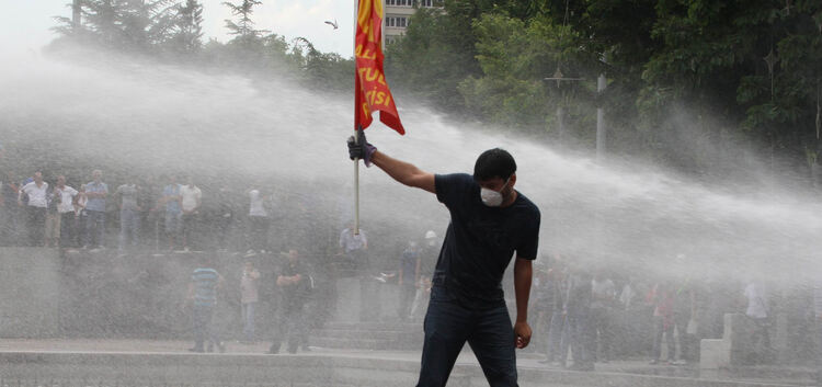Nicht nur in Istanbul sondern auch in anderen Städten der Türkei kam es in den vergangenen Wochen zu Protesten, wie hier in Anka