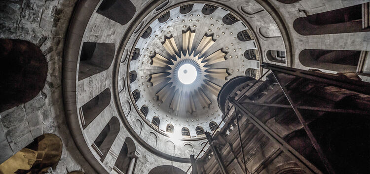 An der Grabeskirche in JerusalemFoto: Carsten Riedl
