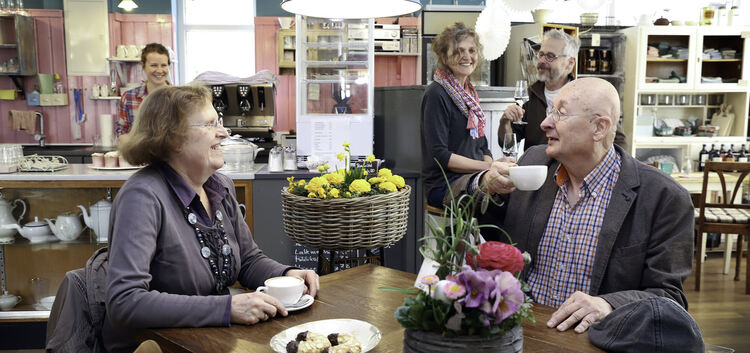 Blumen und Kaffee, im neuen Beggs bekommen Kunden beides. Foto: Jean-Luc Jacques