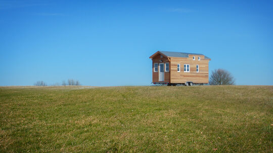 Herr Traub aus Bad Boll hat ein Tiny House gebaut