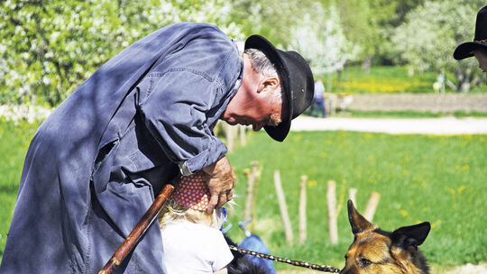 Im Freilichtmuseum drehte sich alles um die wolligen Tiere. Fotos Thomas Krytzner