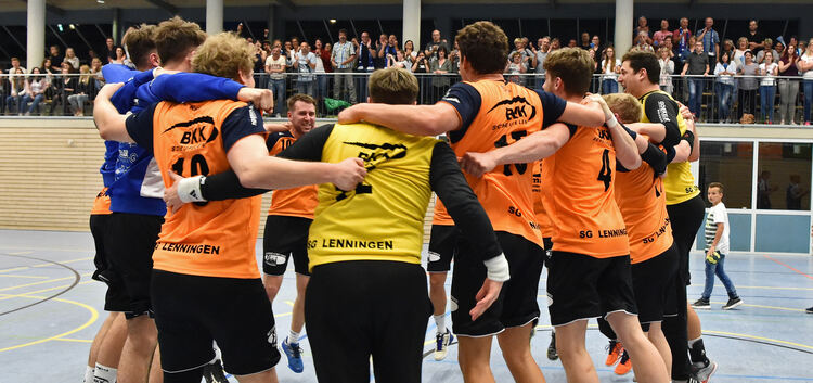 Der erste Schritt ist geschafft: Die SG Lenningen spielt nach dem Aufstieg 2015 wieder um den Einzug in die Handball-Landesliga.