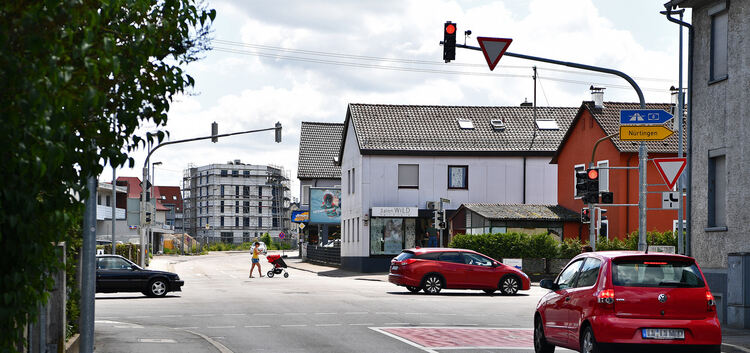 Henriettenstraße Ecke Schöllkopfstraße, bald Sperrung wegen Baustelle