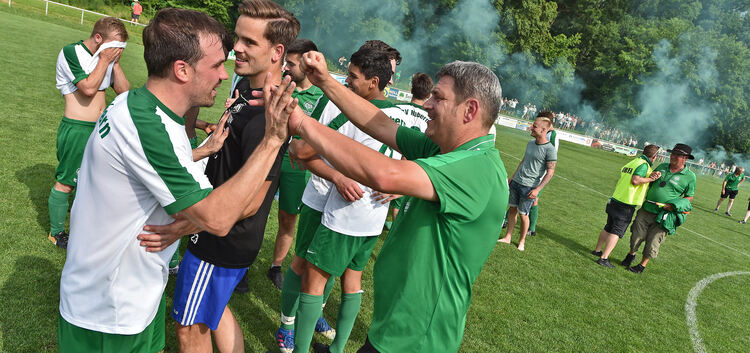 Die Rettung am letzten Spieltag: Der SV Nabern spielt auch nächste Saison in der Kreisliga A.Foto : Markus Brändli
