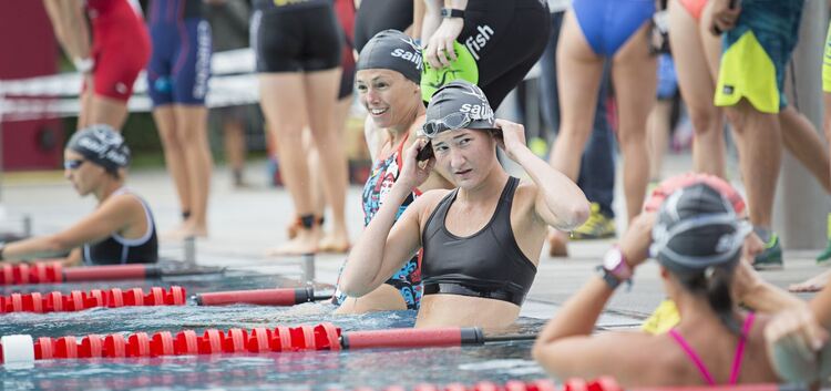Der Kirchheimer Swim and Run wird als Format bei Freizeit- und leistungsorientierten Sportlern immer beliebter.Foto: Mirko Lehne