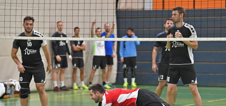Volleyball-Verbandspokal: SG Neckar/Teck (rot) - SV Remshalden