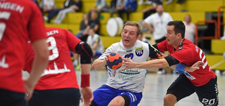 Martin Rudolph und der VfL - ein Aufsteiger ohne Anlaufschwierigkeiten in der Handball-Landesliga.Foto: Markus Brändli