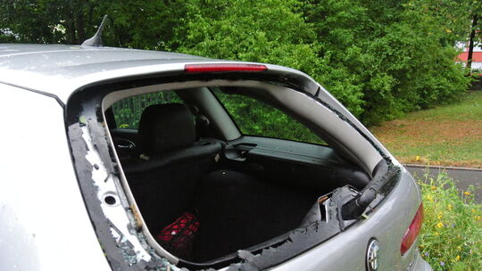 Hagelsturm wütet rund um die Teck