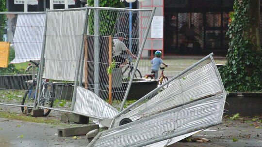 Hagelsturm wütet rund um die Teck