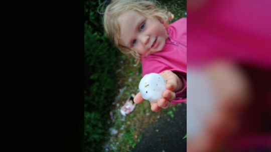 Hagelsturm wütet rund um die Teck