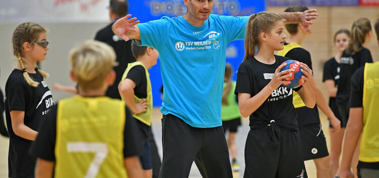 Handball-Camp Weilheim mit Ex-Nationalspieler Henning Fritz