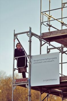 Ein wahres Organisationstalent: Die Tübingerin Architektin Claudia Jung begleitet zwei Baugruppen im neuen Steingau-Quartier.Fot