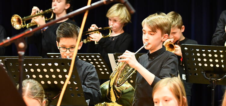 Die Musiker des Ludwig-Uhland-Gymnasiums boten anspruchsvollen Big-Band-Jazz.Foto: pr