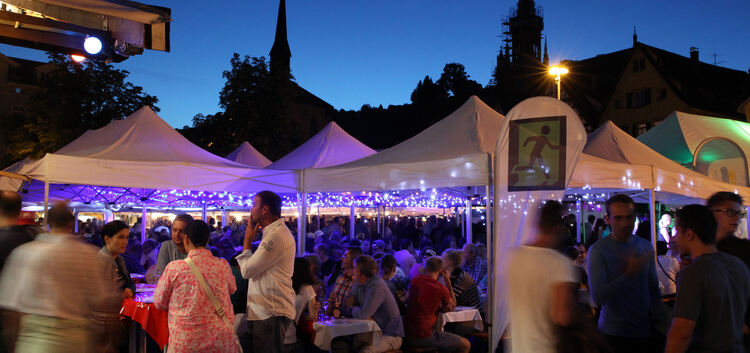 Statt Zwiebelfest soll es 2019 und 2020 auf dem Marktplatz ein Sommerfest geben.Archiv-Foto: Robin Rudel
