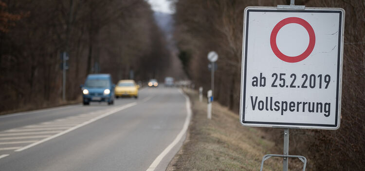 Zwei Wochen lang müssen Autofahrer, die von Weilheim Richtung Nabern oder umgekehrt fahren wollen, eine Umleitung über Kirchheim