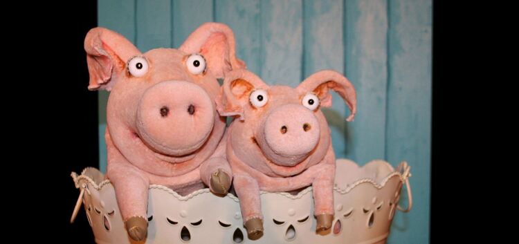 Kultfiguren aus dem Fernsehen: Piggeldy und Frederick. Foto: pr