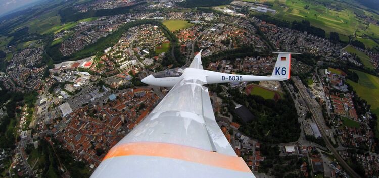 Spektakuläre Aussichten sind für Segelflieger an der Tagesordnung. Foto: Lars Reinhold