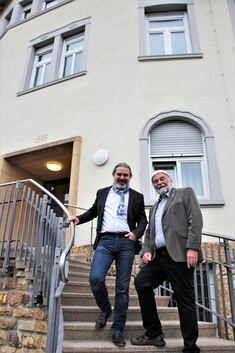 Gemeinsam für ein gutes und respektvolles Miteinander: Yakub Kambir (links) und Willi Kamphausen setzen sich für eine offene, in