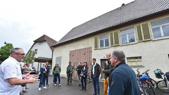 Besondere Ein-, Aus- und Durchblicke haben Mitglieder des Kirchheimer Technik- und Umweltausschusses sowie des Naberner Ortschaf