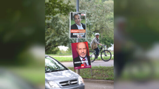 Von Wahlplakaten lassen sich die Passanten, die der Teckbote befragt hat, nicht beeinflussen.Fotos: Jean-Luc Jacques