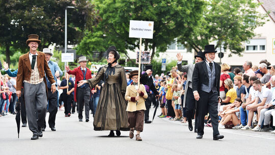 1250 Jahre Weilheim, Stadtjubiläum, Festumzug