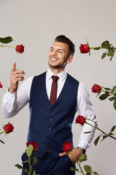 Tim Stammberger will in der RTL-Show „Die Bachelorette“ möglichst viele Rosen erhalten.Fotos: RTL