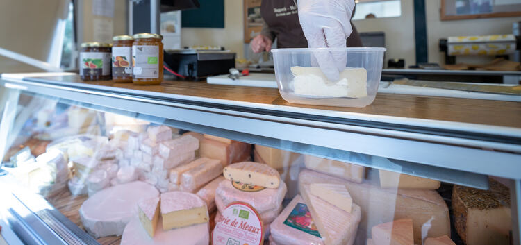 Ob Putzmittel im Geschäft (oben) oder Käse auf dem Markt (unten): Unverpackt einkaufen ist in Kirchheim möglich. Fotos: Carsten