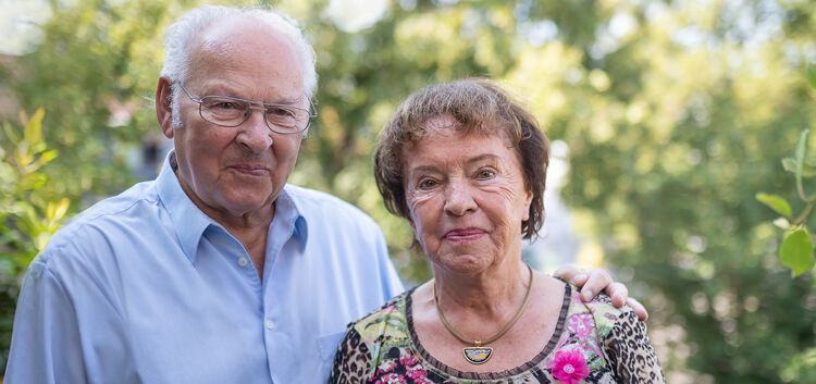 Toleranz und gemeinsame Reiselust schweißen das Ehepaar Schwarz seit 65 Jahren zusammen.Foto. Carsten Riedl