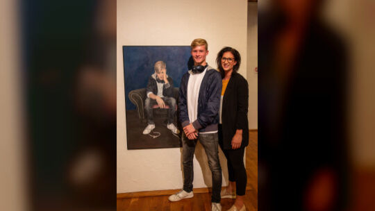 Kornhaus, Kunstverein Kirchheim, Vernissage, Kunst, Bilder, Vernetzt, Ausstellung, Kerstin Starkert, Jonas Starkert, Künstlerin.