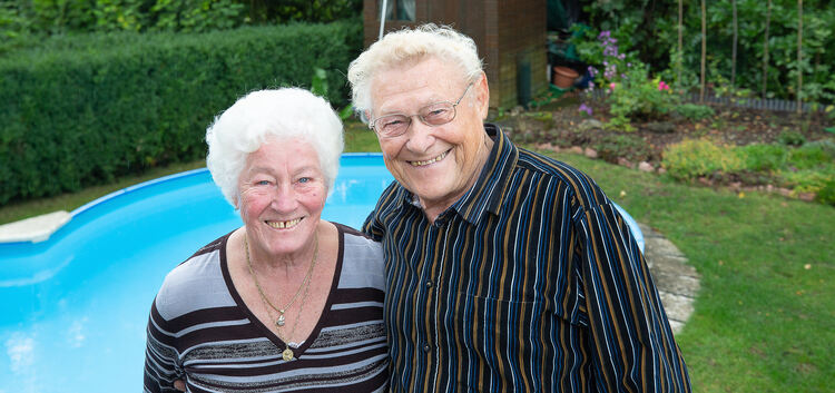 Seit 60 Jahren ein Team: Ursula und Roland Krause  Foto: Carsten Riedl