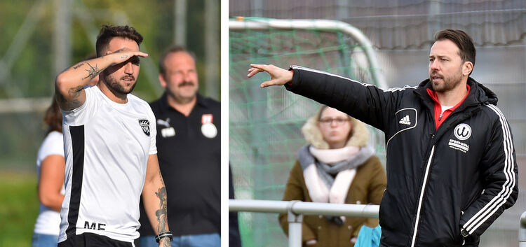 Michel Forzano (links) oder Benny Geiger: Welcher Trainer hat mit seinem Team am Sonntag die Nase vorn?Fotos: Markus Brändli