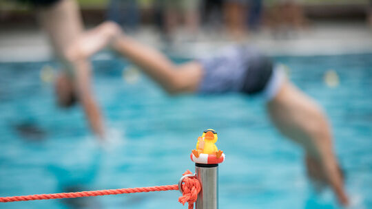 Freibad eröffnung anbaden Weilheim Züfle