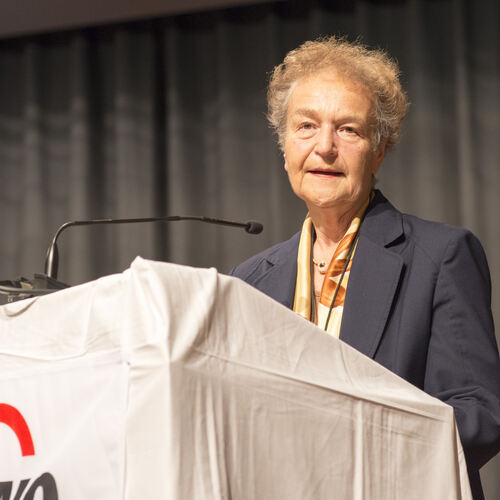 Herta Däubler-Gmelin redete bei der 100-Jahr-Feier. Foto: Dietrich