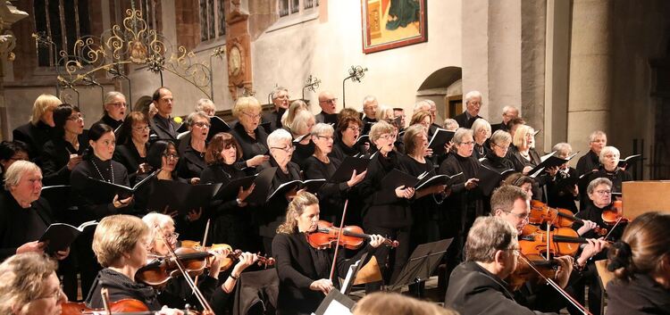 Der Chor der Martinskirche unter der Leitung von Ralf Sach.