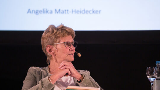 Amtsinhaberin Angelika Matt-Heidecker.