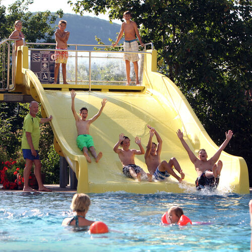 Auch nächsten Sommer sollen Wasserratten in Lenningen auf ihre Kosten kommen.Foto: Jean-Luc Jacques