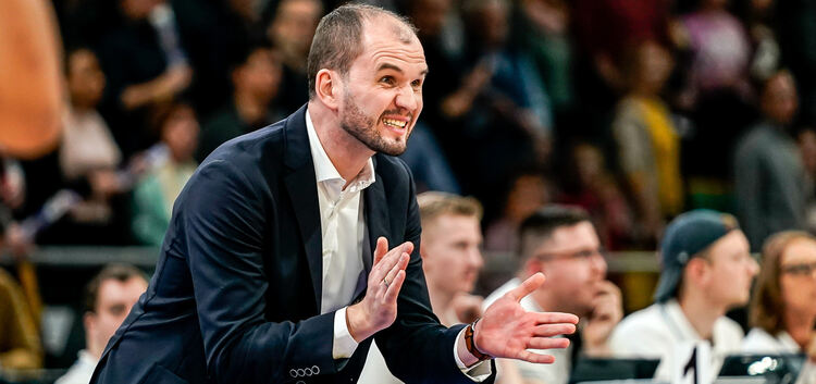 Jung, selbstbewusst, analytisch: David Rösch will sich in Kirchheim als Headcoach in der Pro A bewähren.Foto: Sven Peter