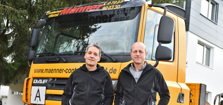 Jochen Reichert und Rainer Weissinger von der Firma Männer.