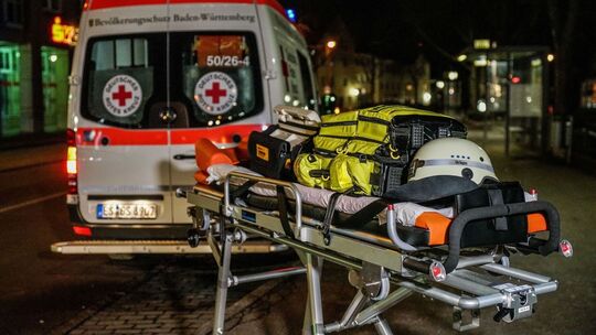 Die DRK-Rettungskräfte wurden zum Glück nicht überstrapaziert.