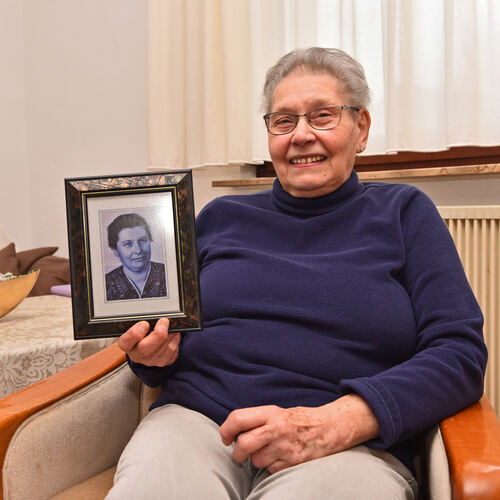 Ottilie Baikhardt wohnt noch heute in dem Haus, in dem ihre Mutter Magdalene Bopp im Januar 1945 das Ehepaar Krakauer versteckt
