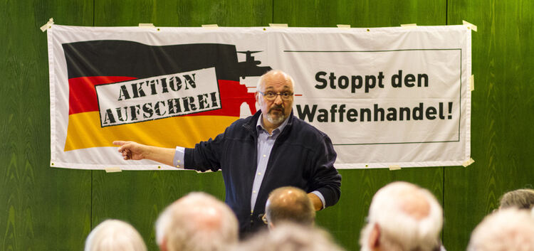 Lesung und Diskussionsveranstaltung mit dem bekannten Rüstungskritiker in Deutschland Jürgen Grässlin
