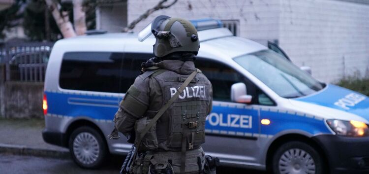 Die Polizei war bei den Auseinandersetzungen in Plochingen mit dem SEK vor Ort.Foto: sdmg/ Kohls