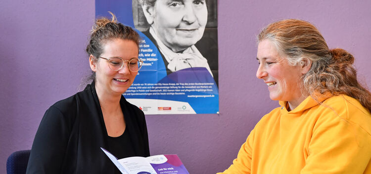 Nathalie Hörster (links) hatte sich von Claudia Brendel in der Diakonischen Bezirksstelle Kirchheim beraten lassen; mit Erfolg,