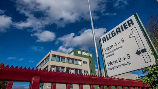Das Allgaier-Werk. Foto: Carlucci Das Allgaier-Werk. Foto: Carlucci