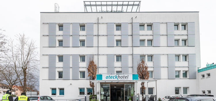 Das Kirchheimer ateck-Hotel hat seine 15 Quarantäne-Gäste verabschiedet. Foto: Carsten Riedl