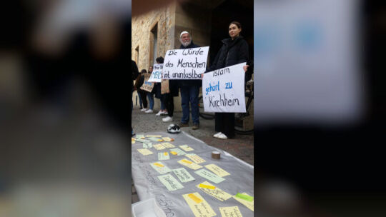 Fremdenhass wird auch in Kirchheim nicht toleriert. Fotos:pr