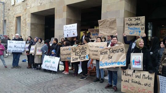 Fremdenhass wird auch in Kirchheim nicht toleriert. Fotos:pr Fremdenhass wird auch in Kirchheim nicht toleriert. Fotos:pr