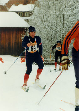 Günter Schempp, ehemaliger Skilangläufer, 1976, Freudenstadt