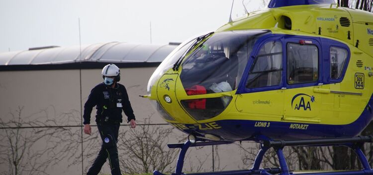 Die ersten Patienten mussten per Hubschrauber in anderer Kliniken ausgeflogen werden. Foto: sdmg/ Boehmler