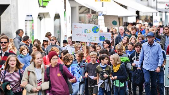 Die Demos „Fridays for Future“ rückten den Klimaschutz ins Bewusstsein.Archiv-Foto: Markus Brändli